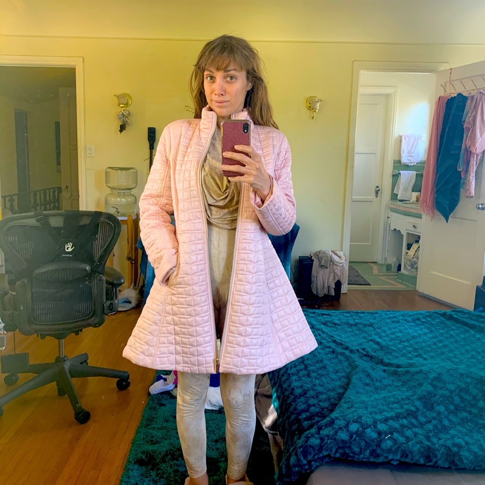 Kate spade pink winter coat / jacket